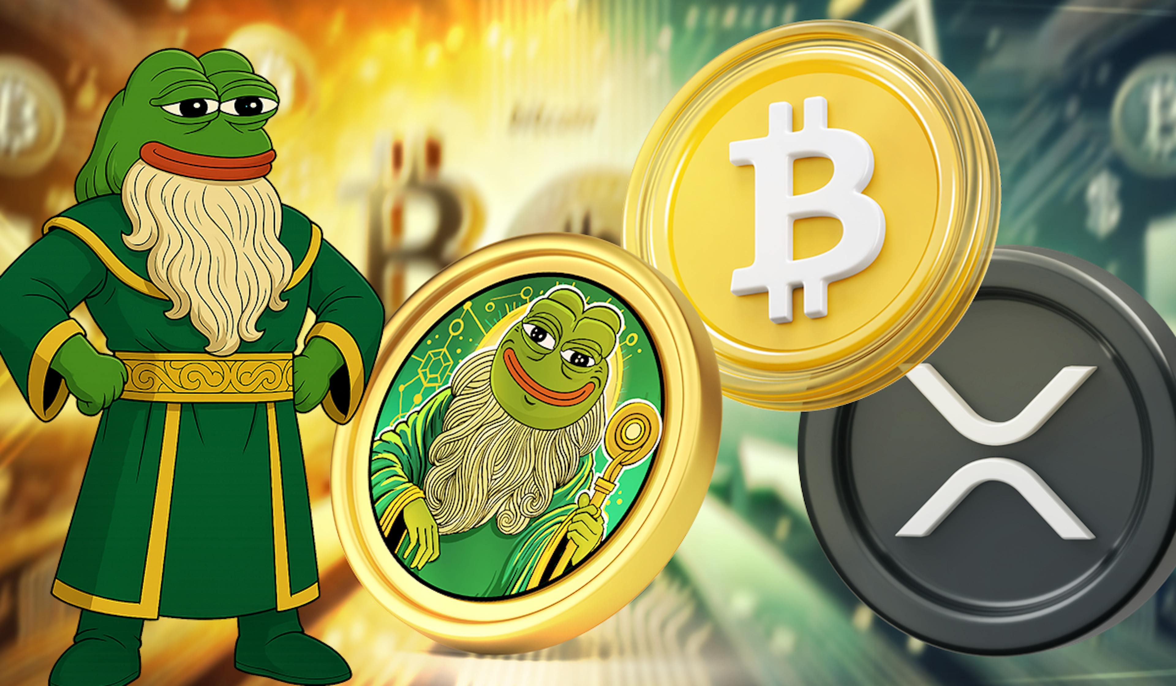 featured image - Michael Saylor Predicts $21 Million BTC, Analysts Choose Pepeto Over XRP