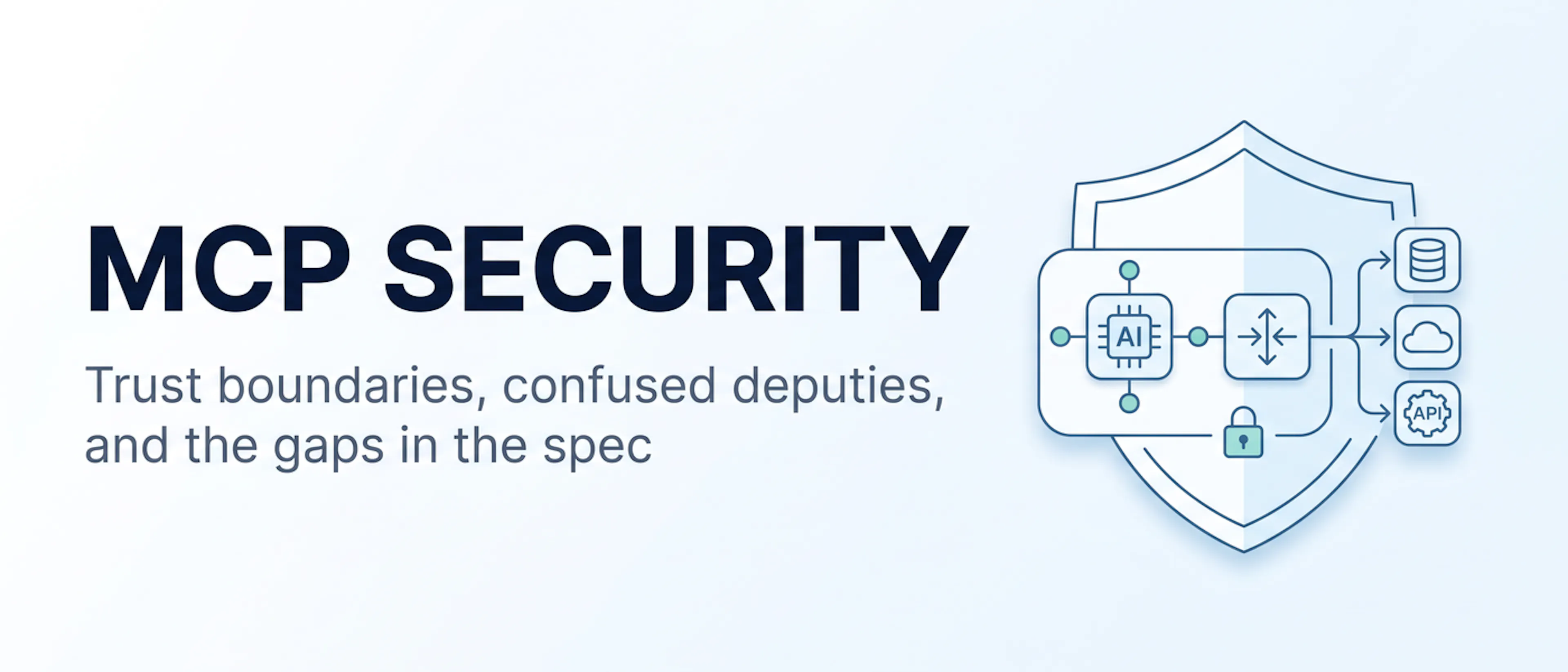 MCP Security: Trust Boundaries, Confused Deputies, and the Threats