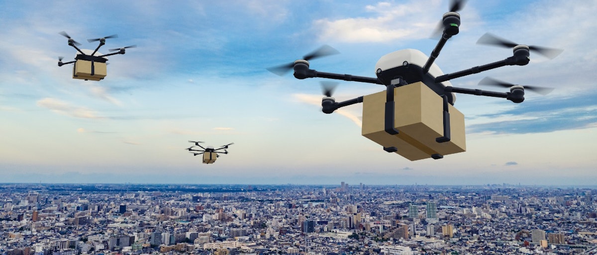 featured image - Wie nah sind wir an einer weit verbreiteten Verbreitung von Drohnenlieferungen?