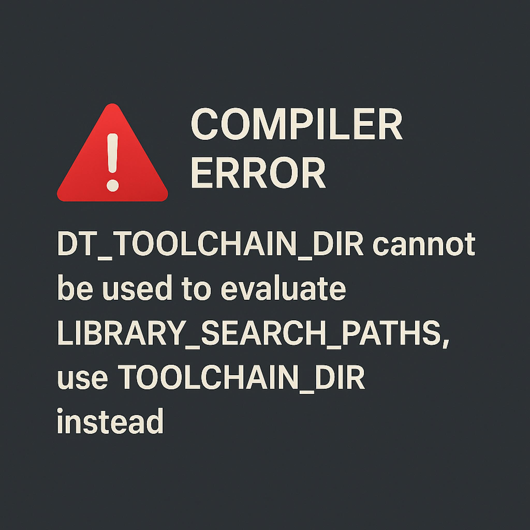 featured image - Cómo corregir el error DT_TOOLCHAIN_DIR