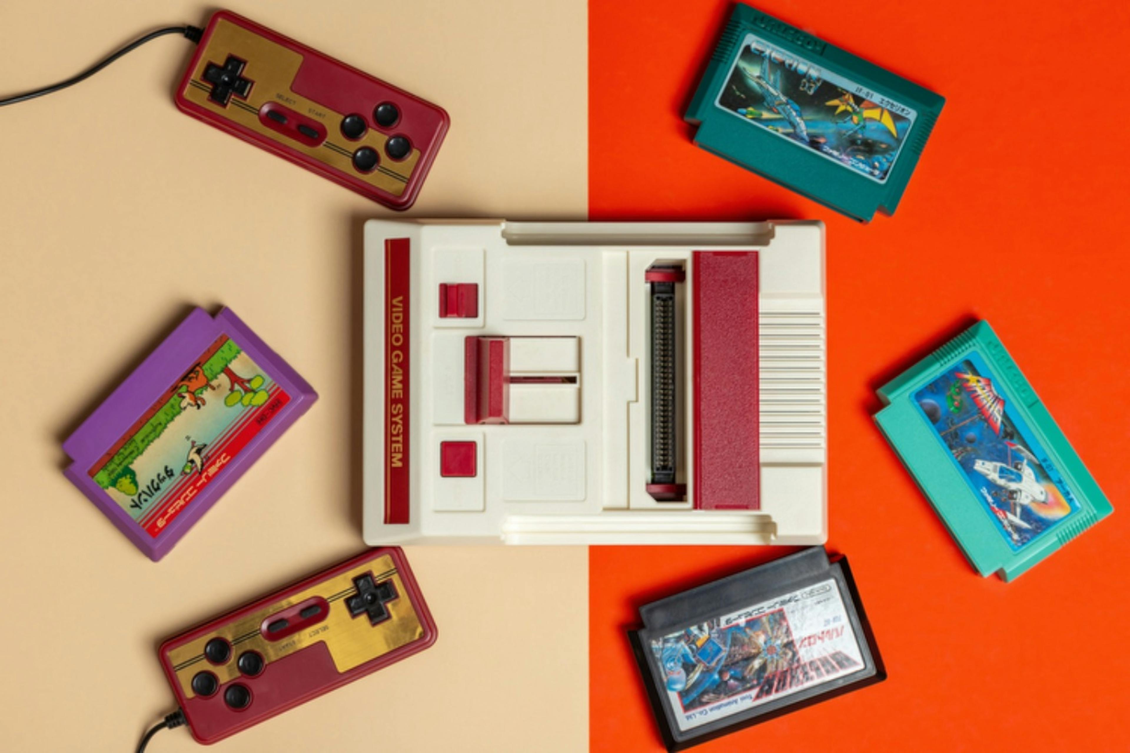 Stas Knop의 사진: https://www.pexels.com/photo/vintage-nintendo-gaming-set-9100862/