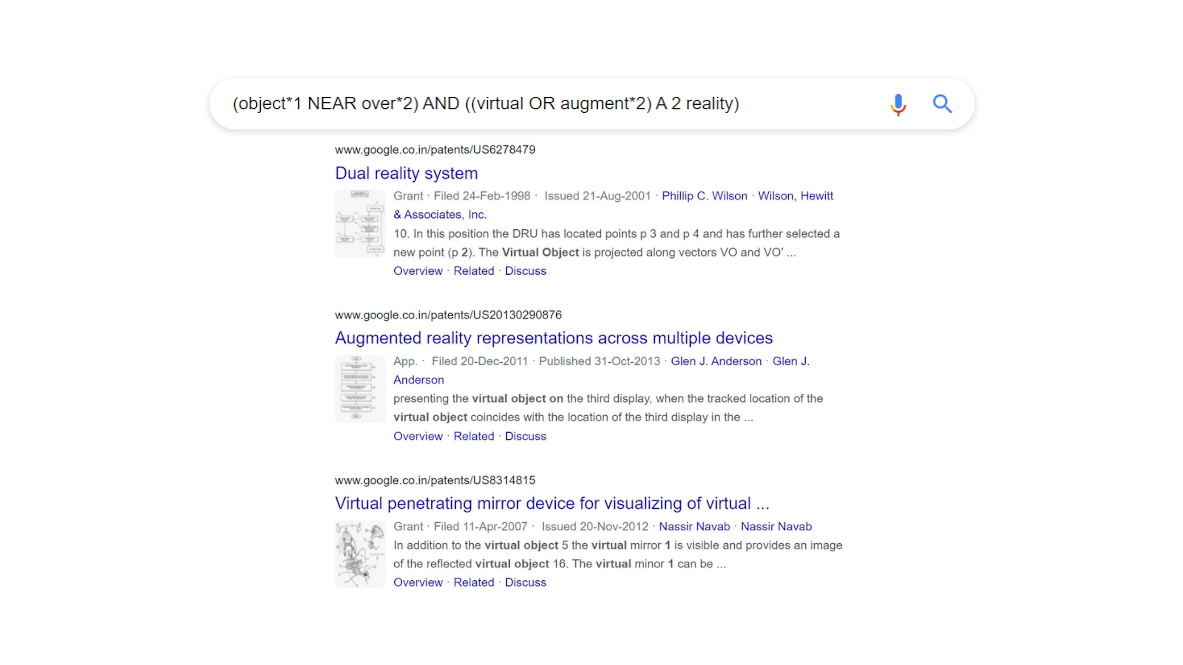 Searching for prior art on Google Patents