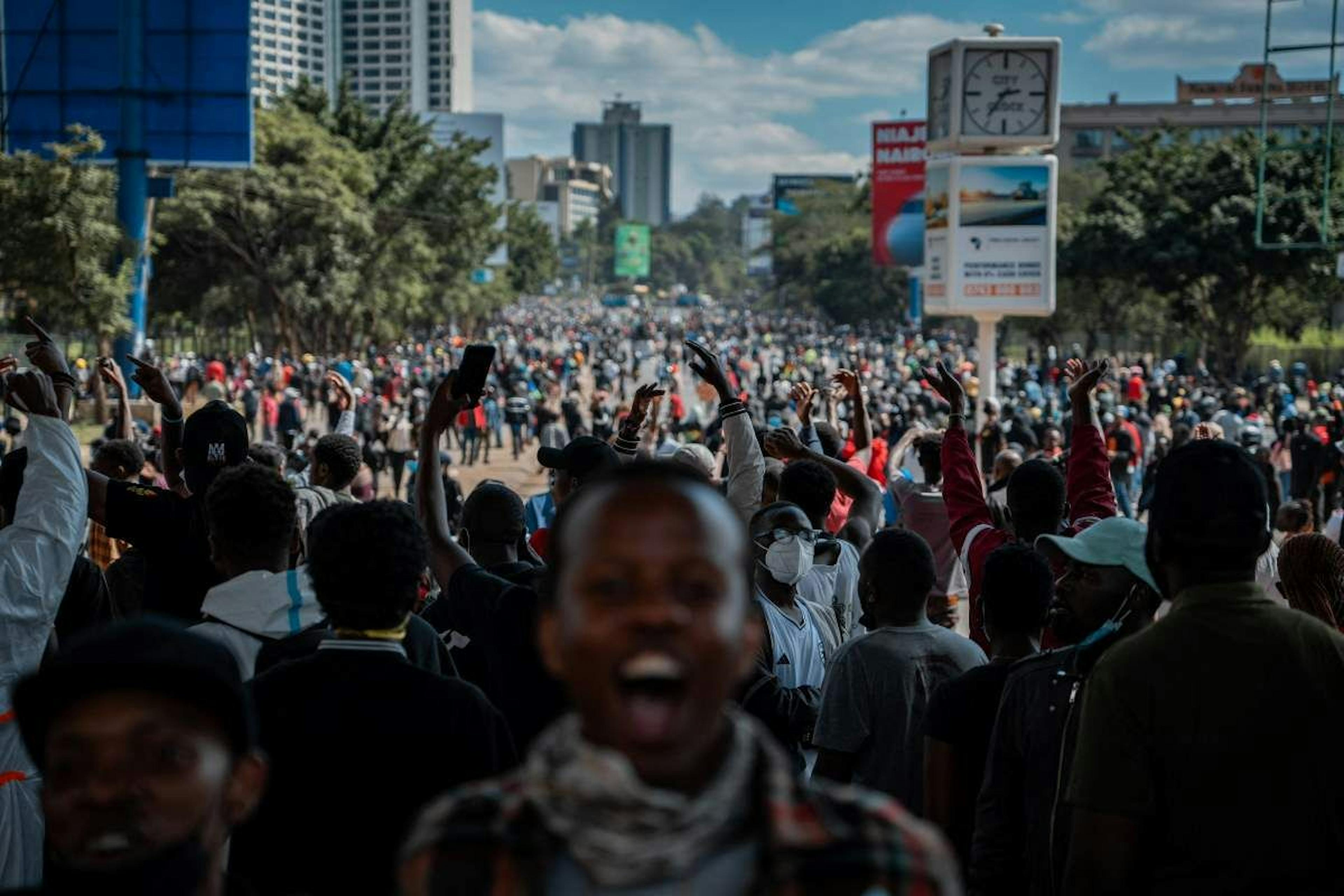 (Kenyan Youth Protest Finance Bill, June 2024)