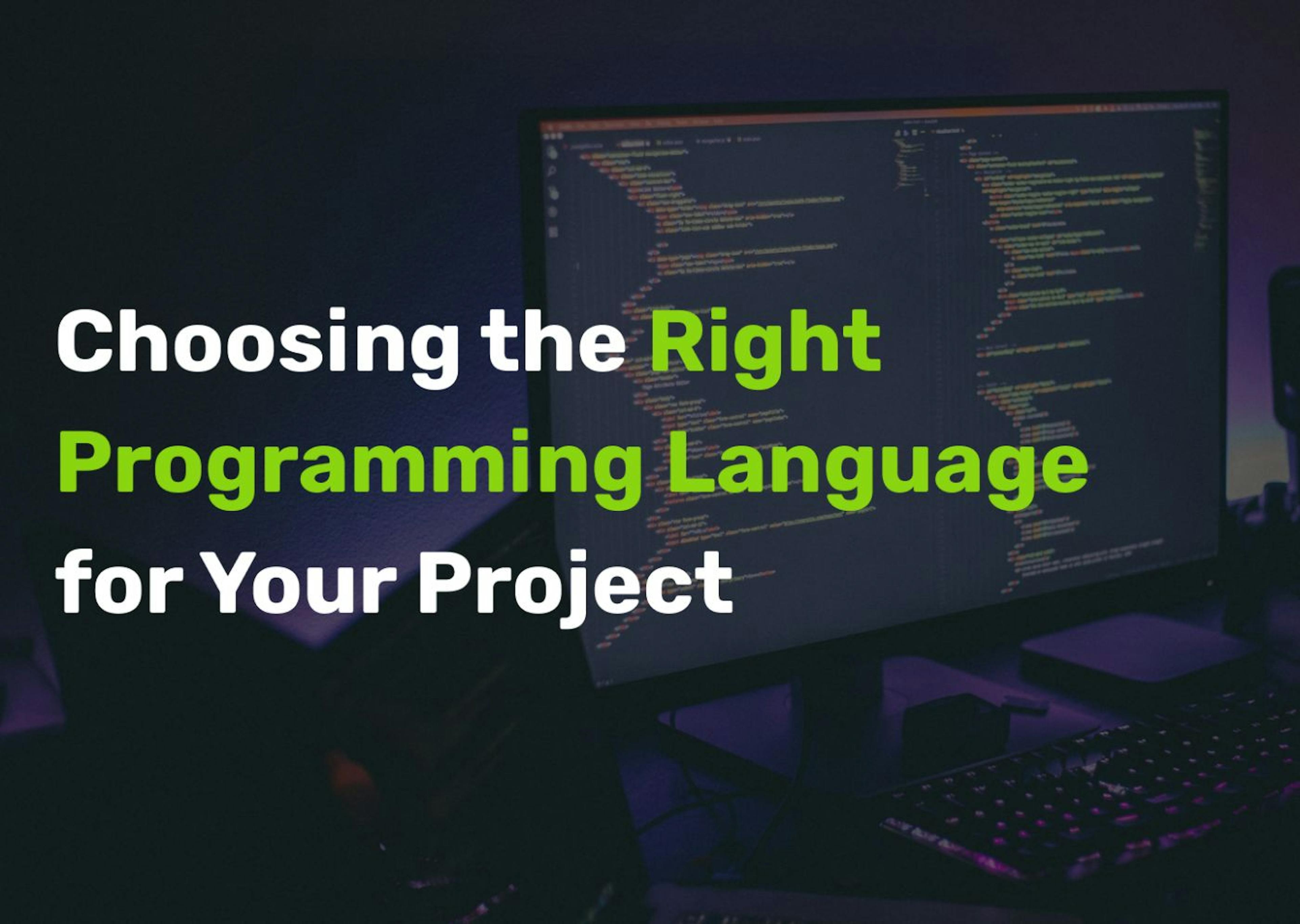 featured image - Escolhendo a linguagem de programação certa para o seu projeto: um guia completo