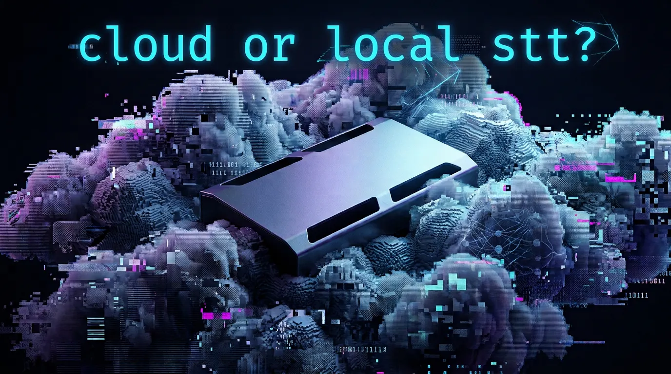 Cloud or Local Speech-to-Text? We Built the Same App Both Ways. Here's What We Learnt.