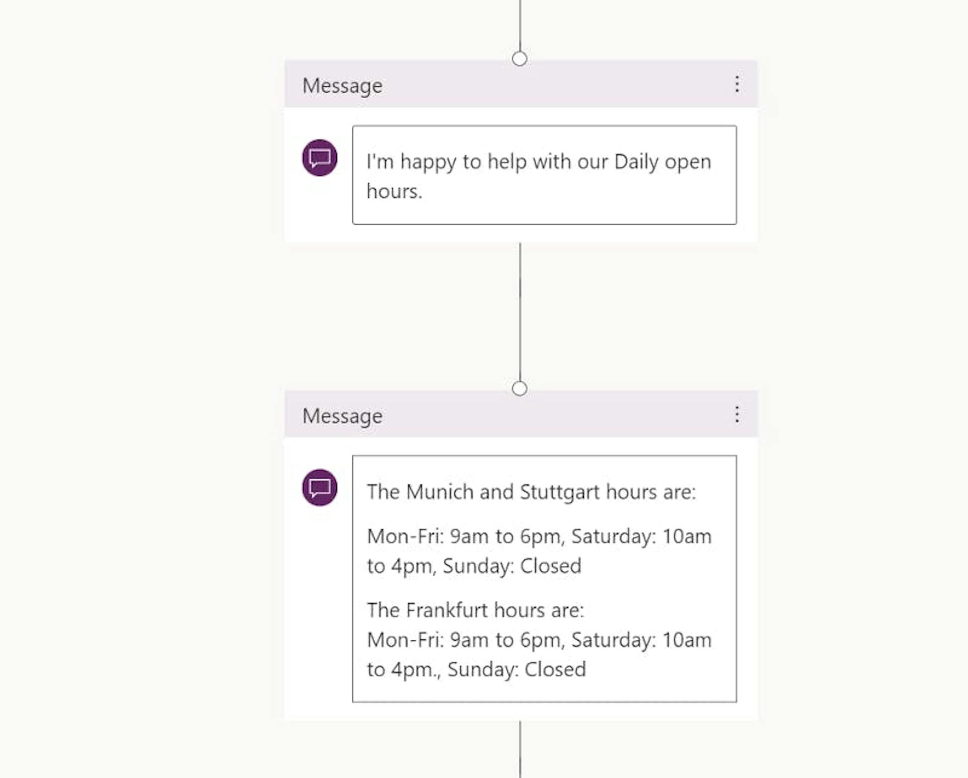 modify both message nodes