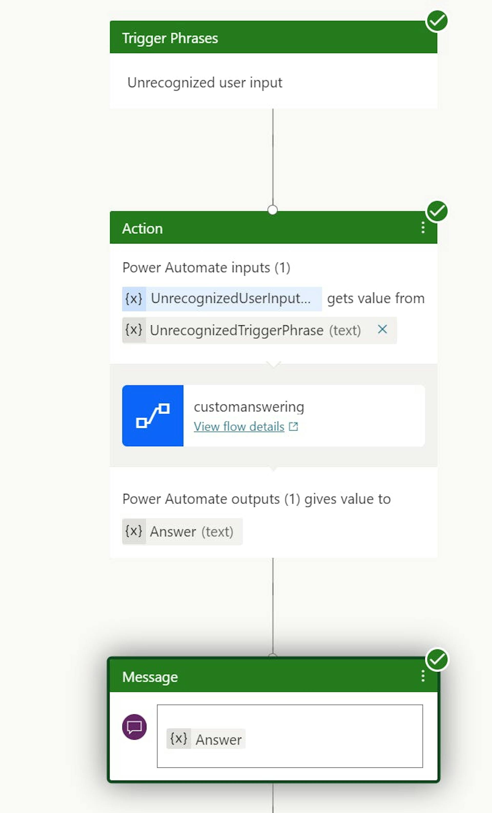 Complete Topic with Power Automate Flow