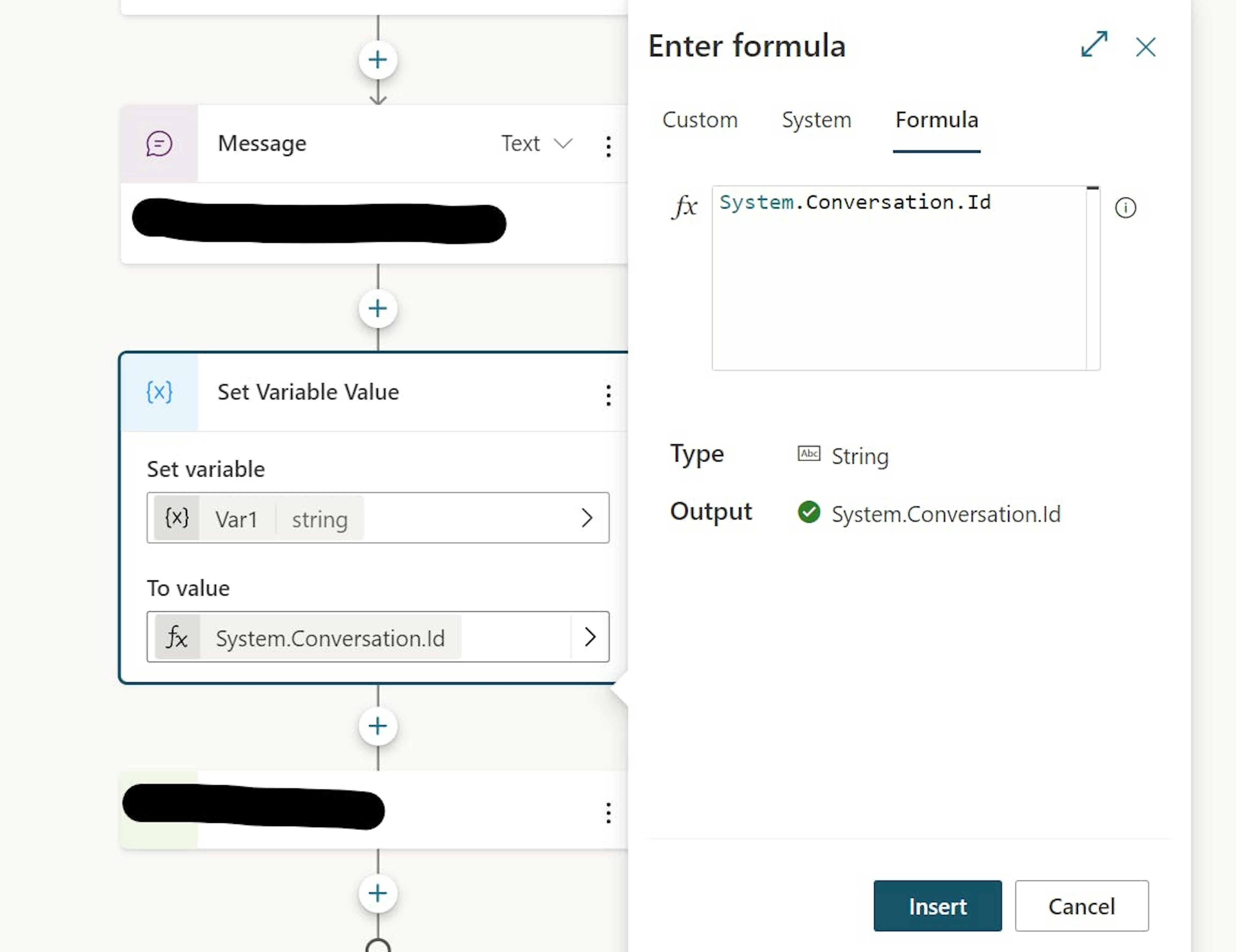 Set Variable Value