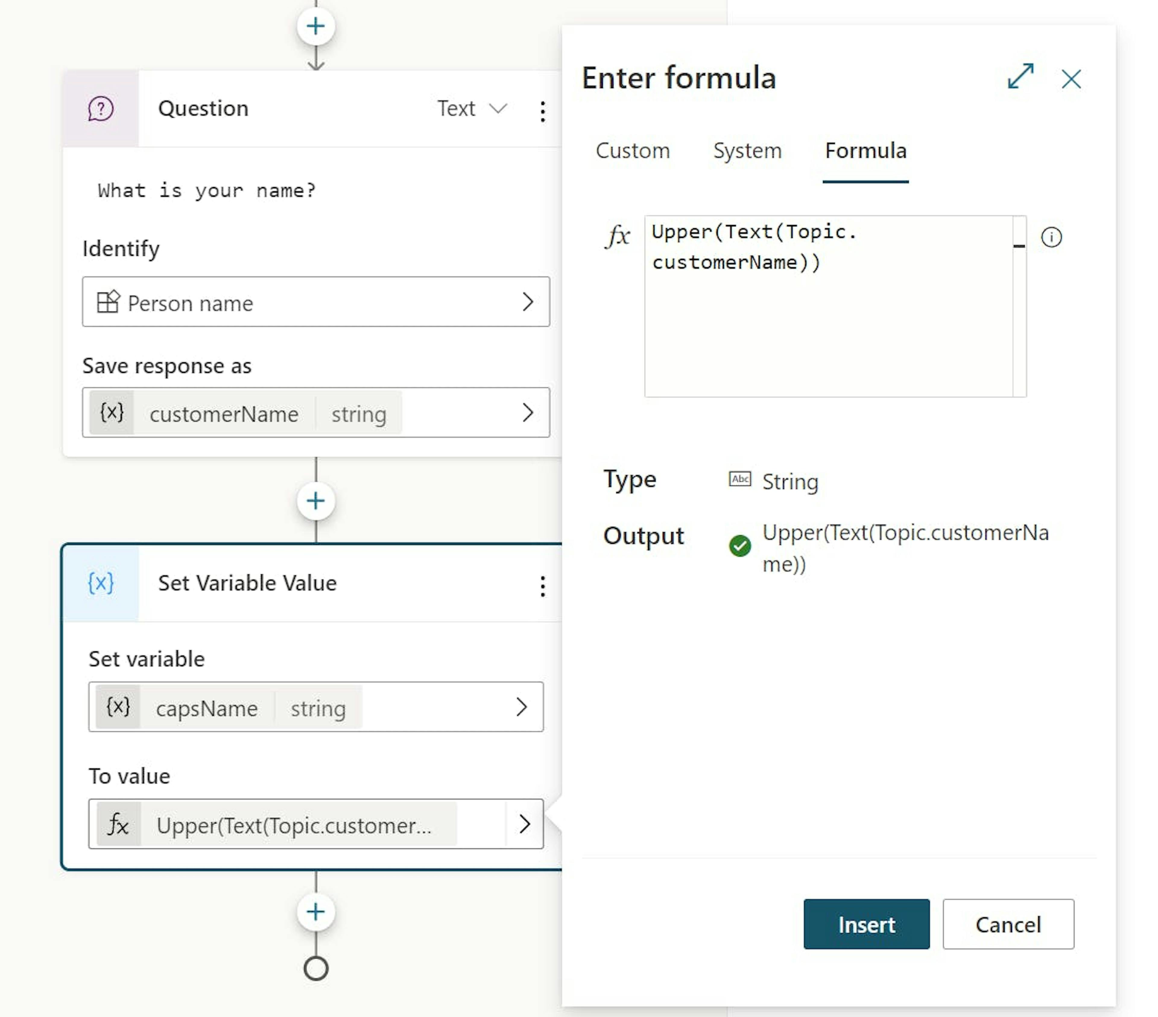 Set Variable Value