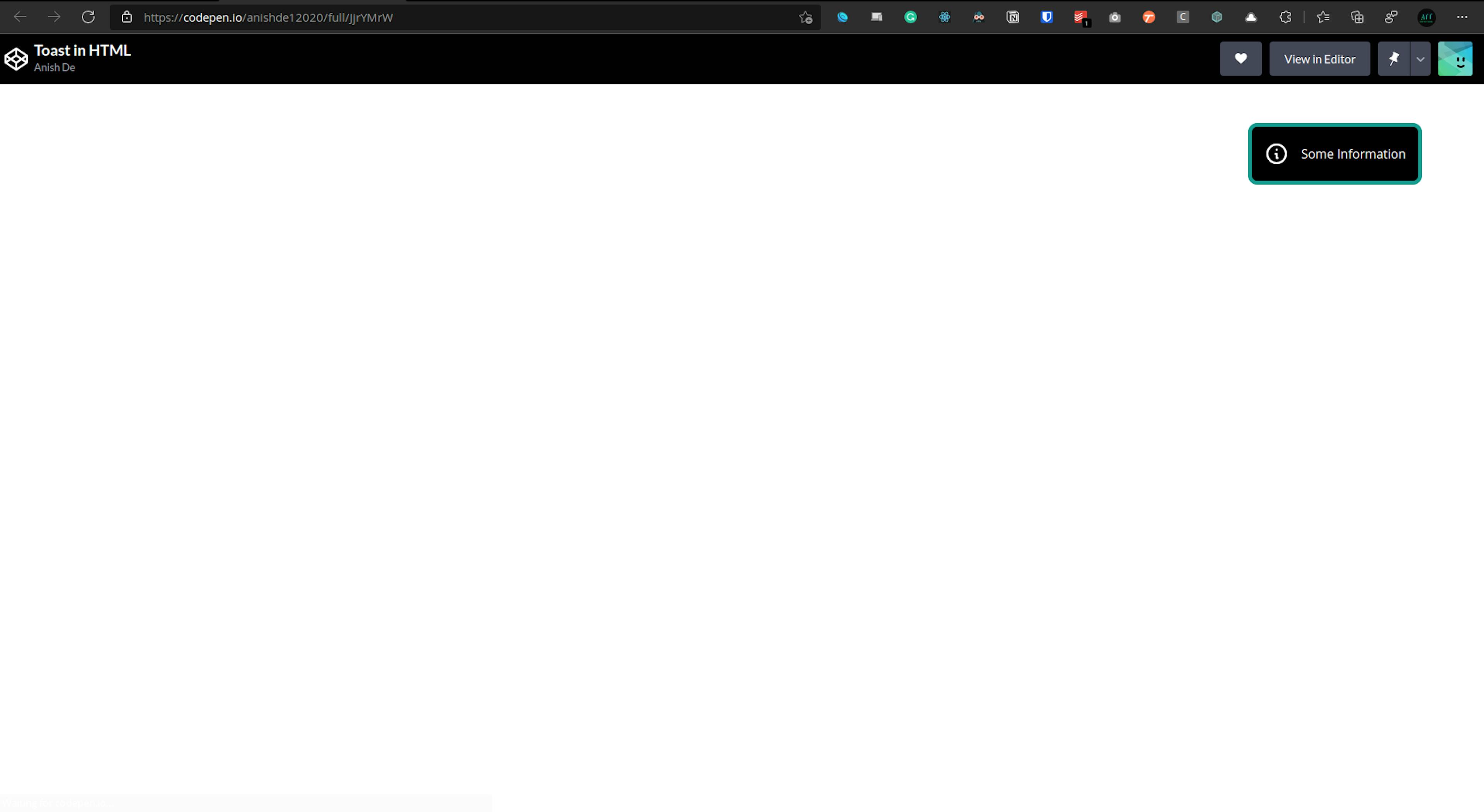 Build Your Own Toast With HTML, CSS and JS | HackerNoon
