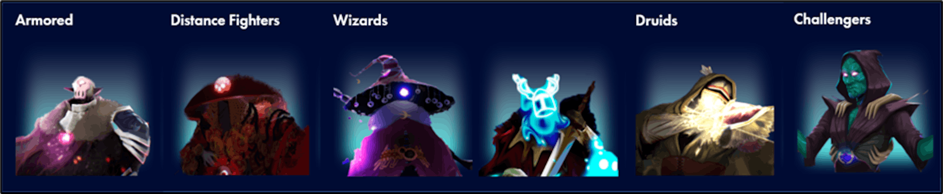 Sneak peek at some of the Magic Craft characters or Heroes (source)