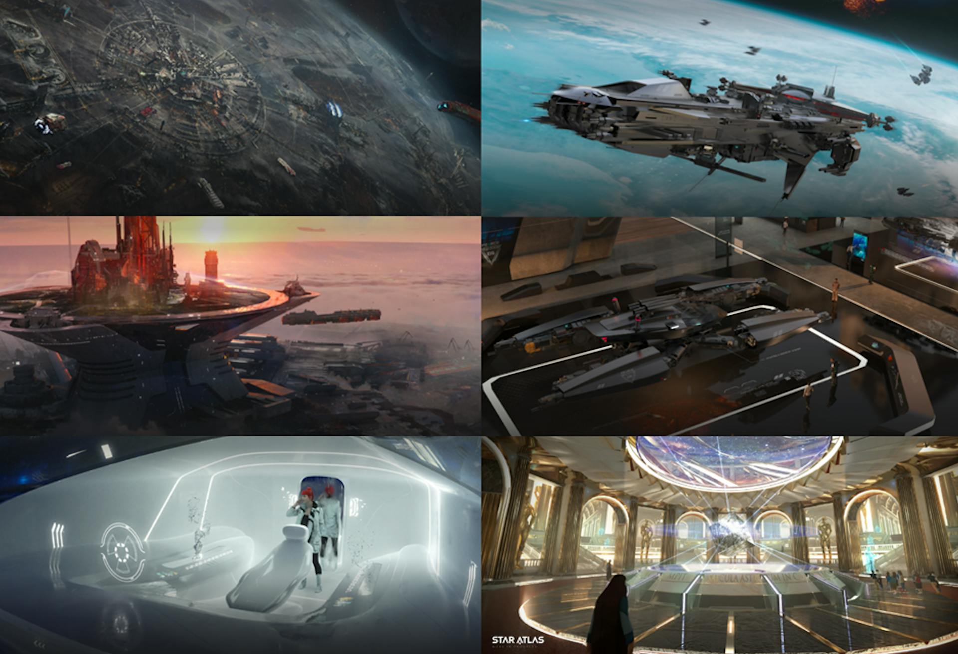 The concept art for Star Atlas is among the best out there