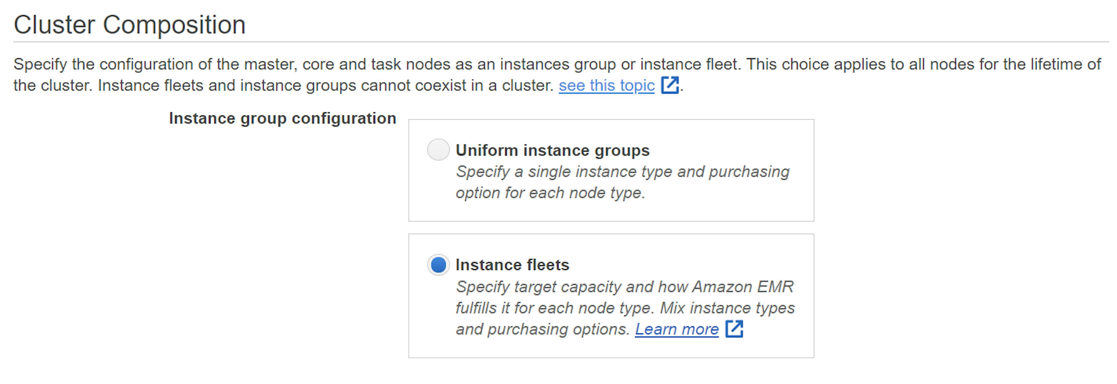 EMR Groups or Fleets?