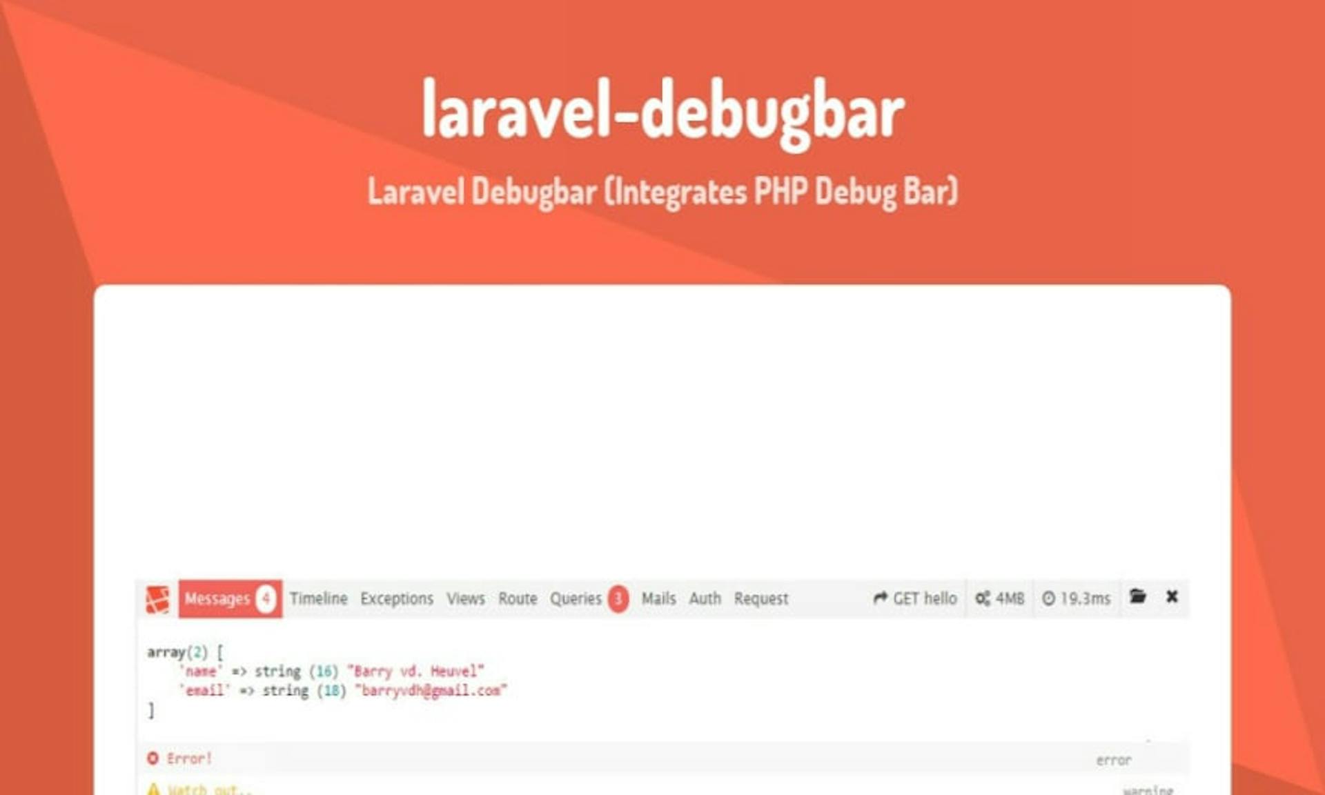 Laravel Debugbar