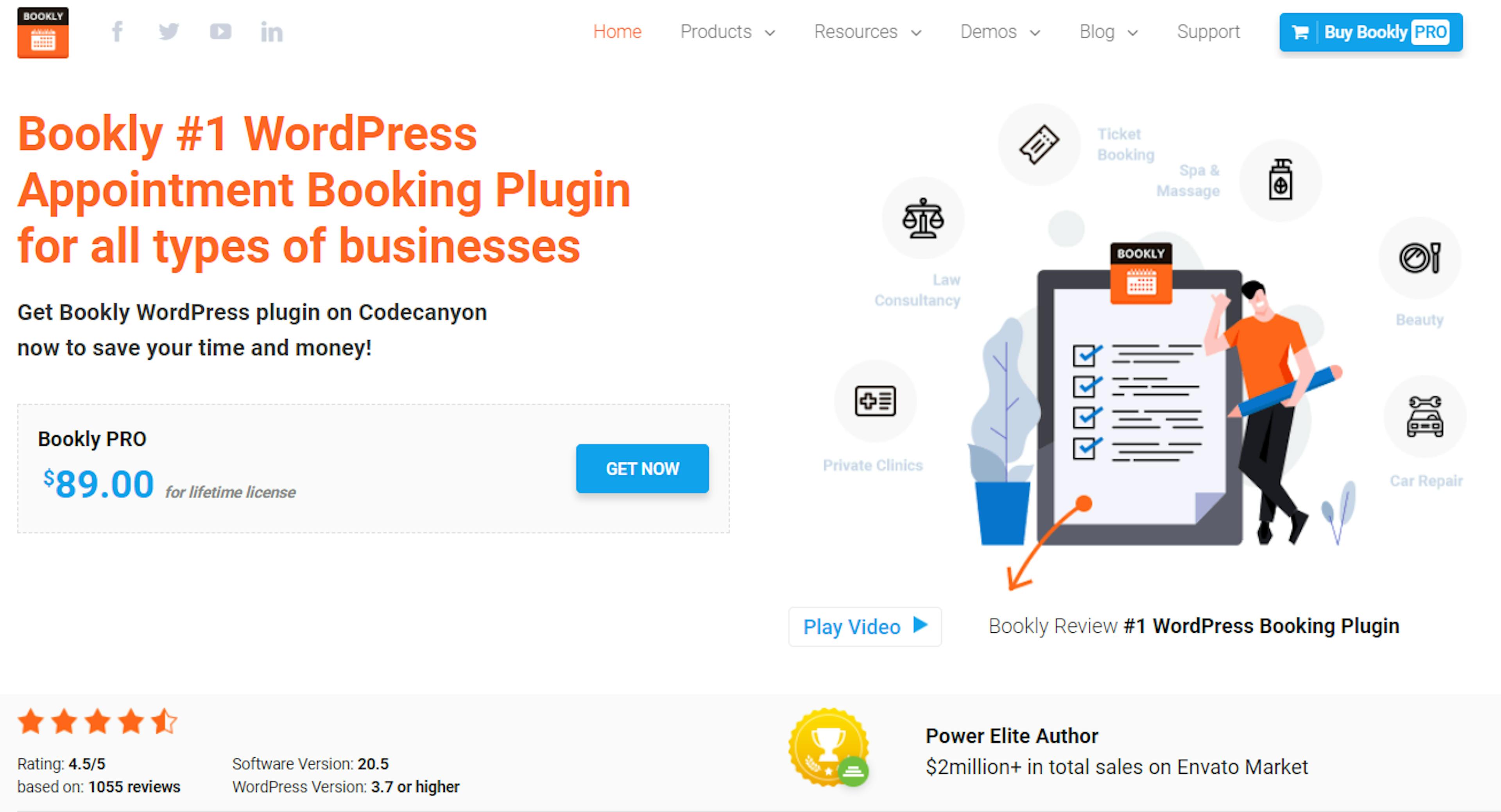 Bookly Pro WP plugin