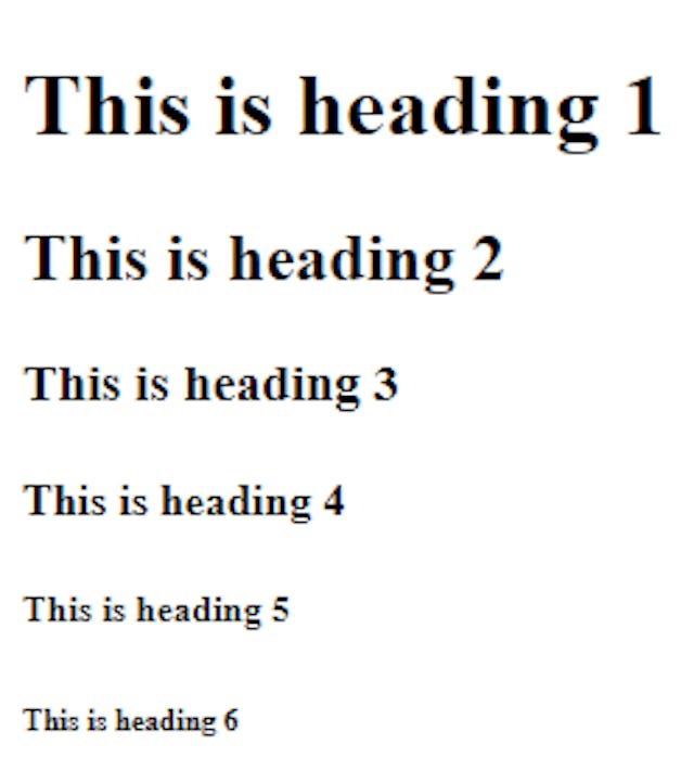 Headings