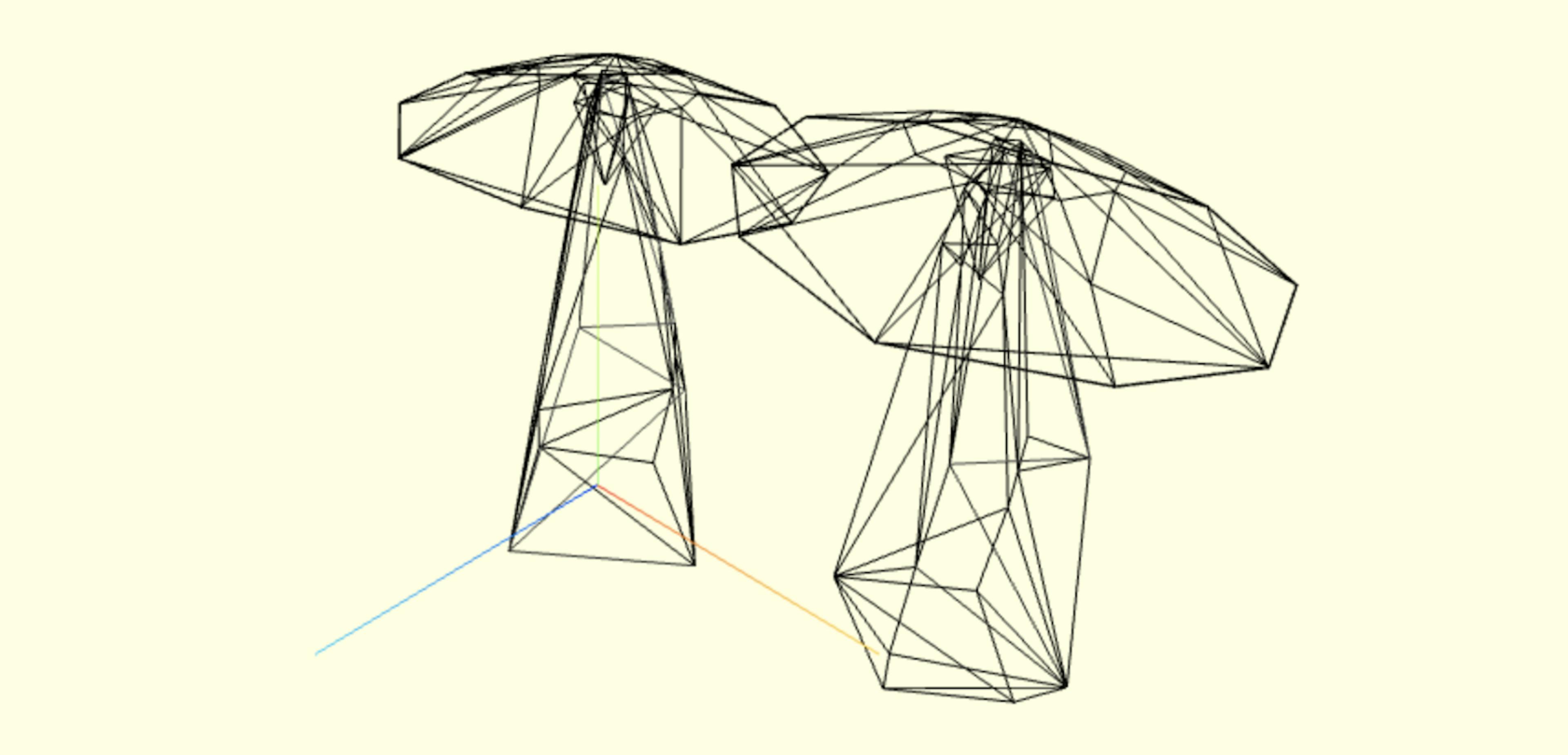 Simplified models for faster collision check