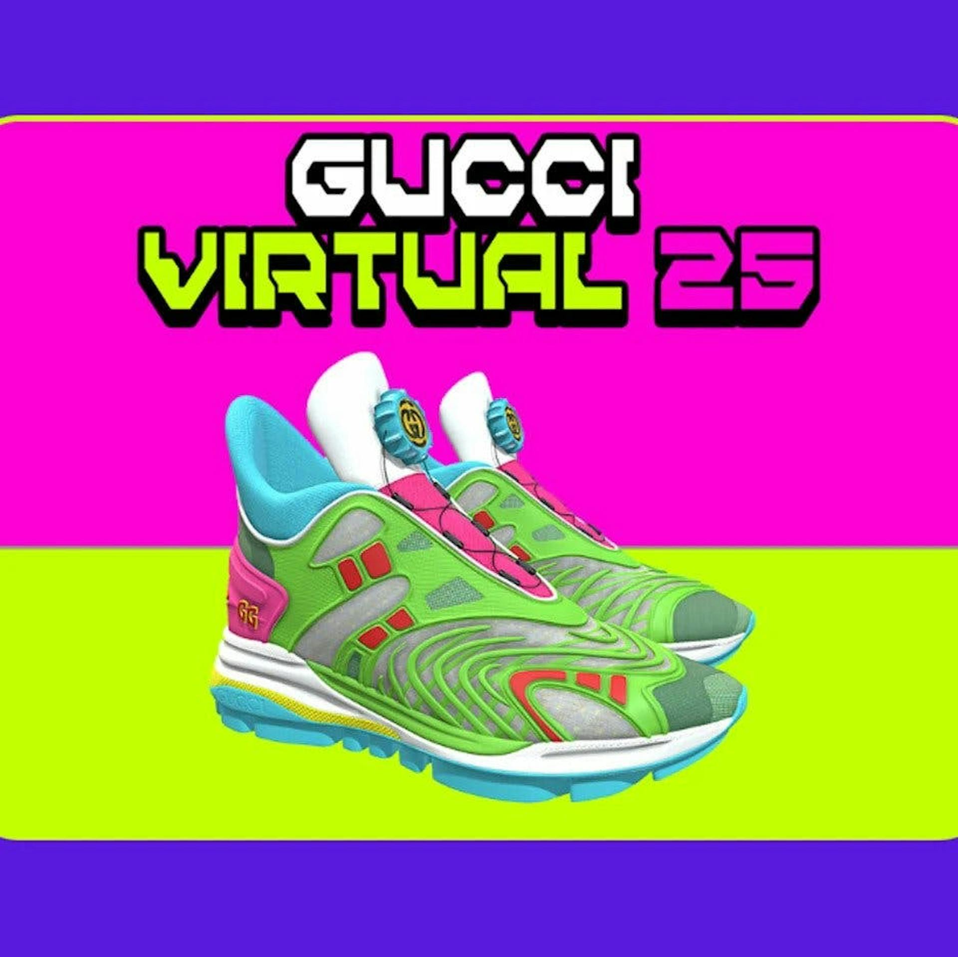 Gucci “Virtual 25” shoes are created exclusively for AR worlds. Source: Deezen.com