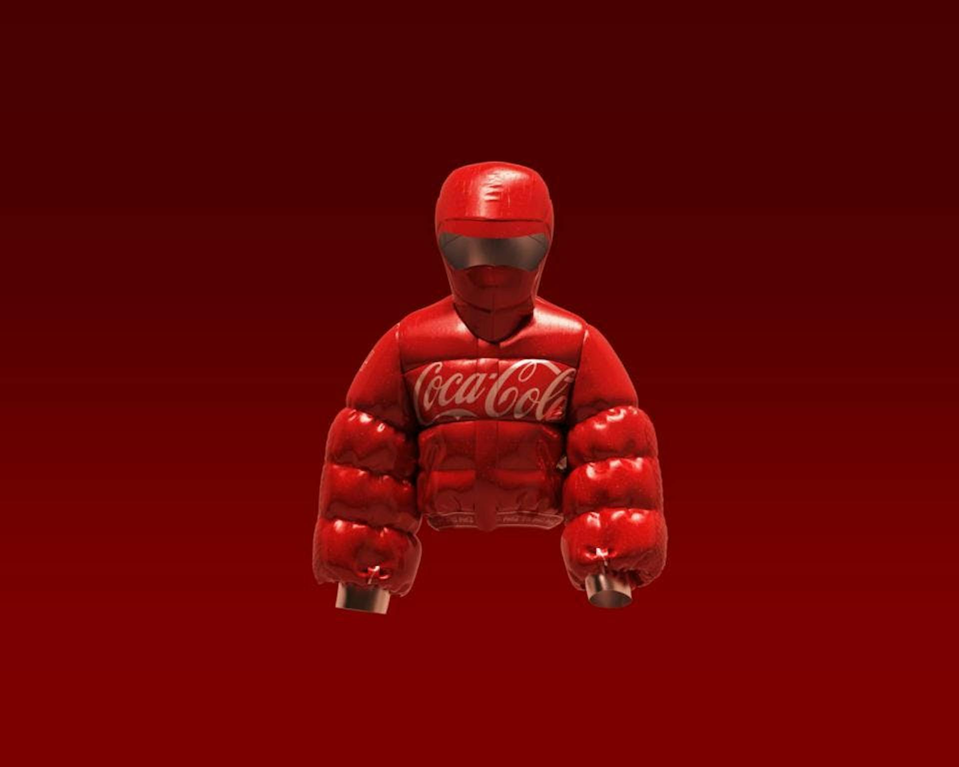  Coca-Cola's bubble jacket, auctioned as part of its NFT drop. Source: Forbes.com