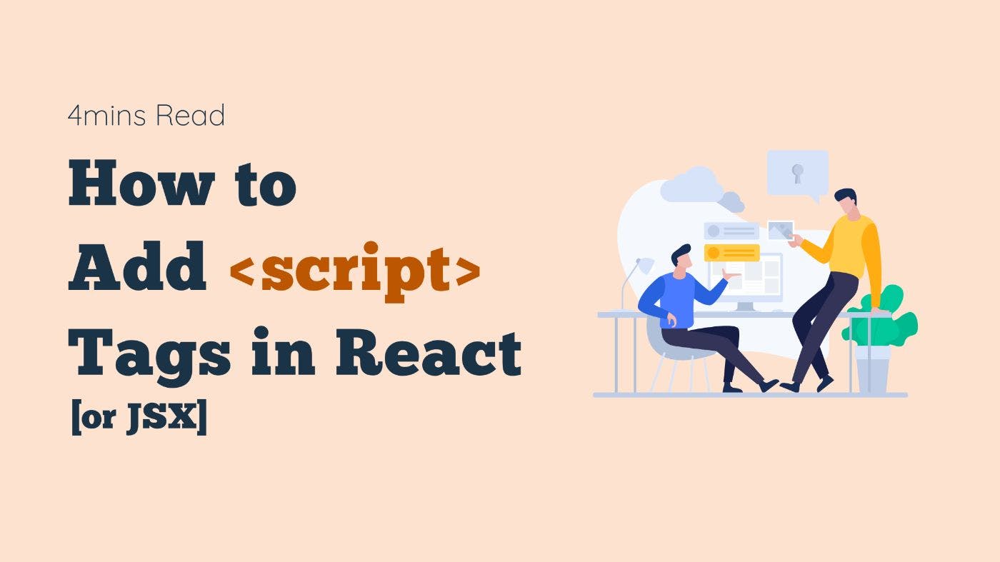 /how-to-add-script-tags-in-react feature image