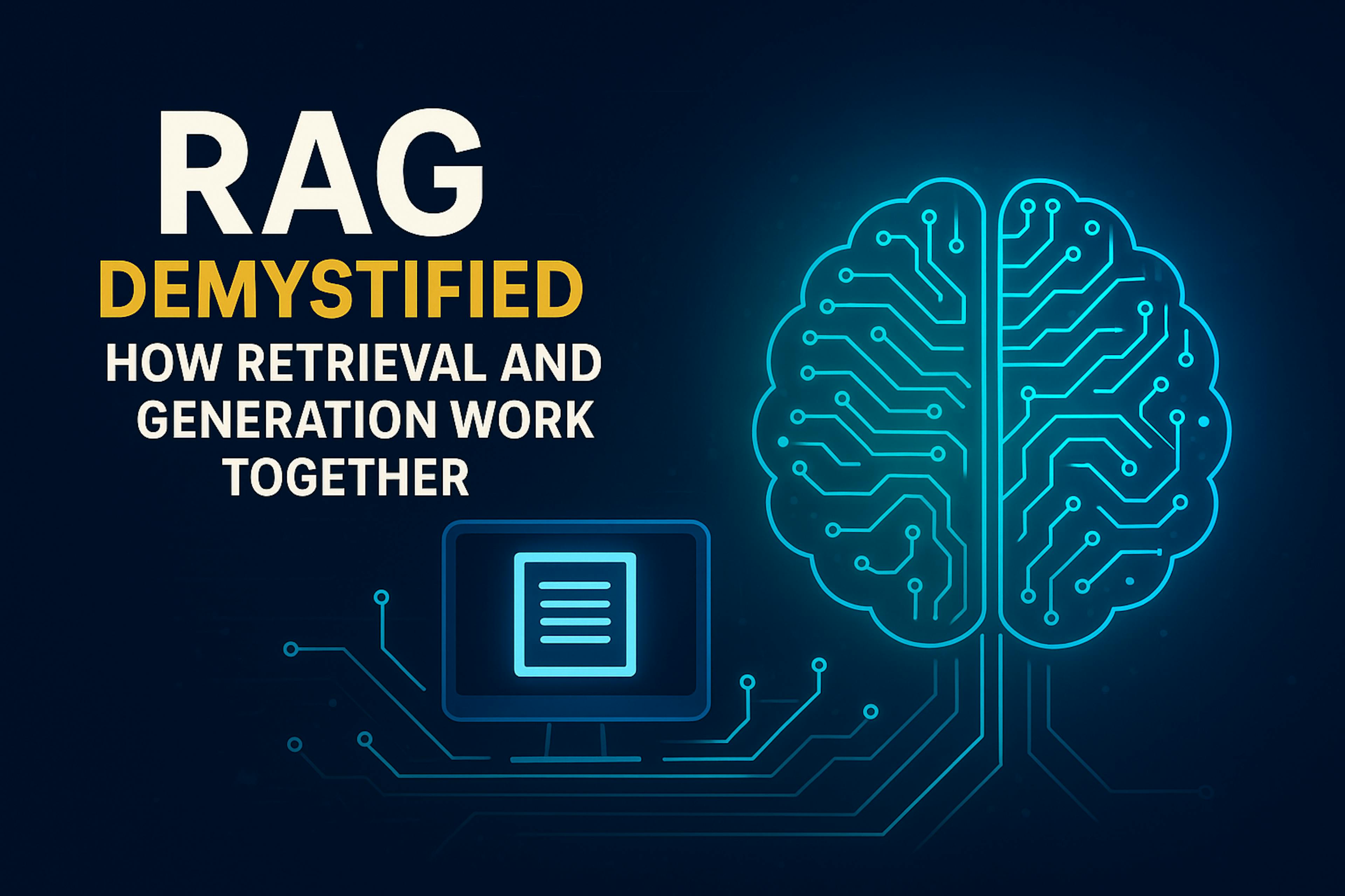 featured image - How Retrieval and Generation Work Hand in Hand in RAG