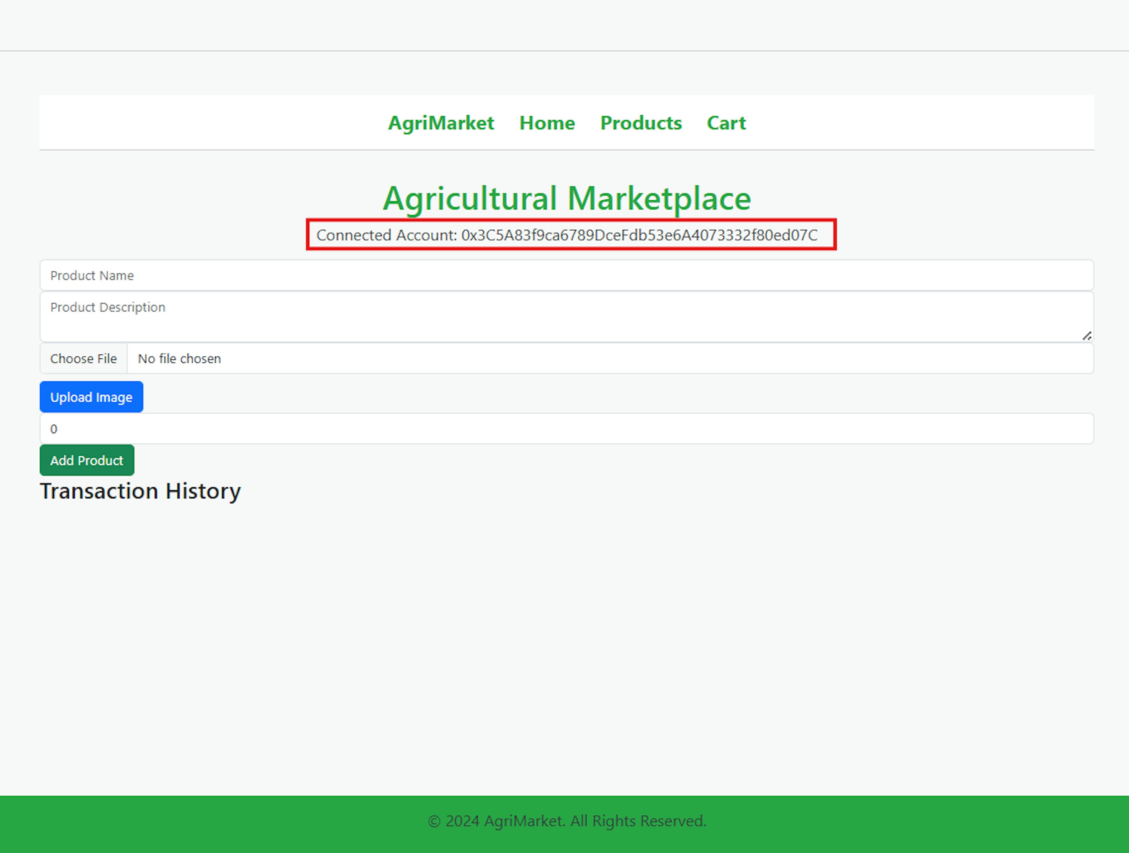 Figure 4. Interface utilisateur principale du frontend