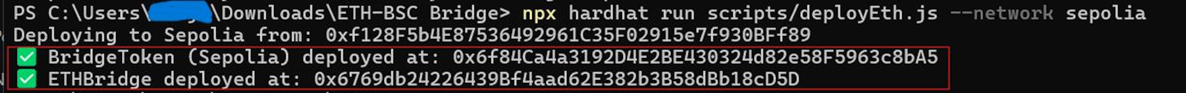 Figure 3.ETH Bridge Deploy