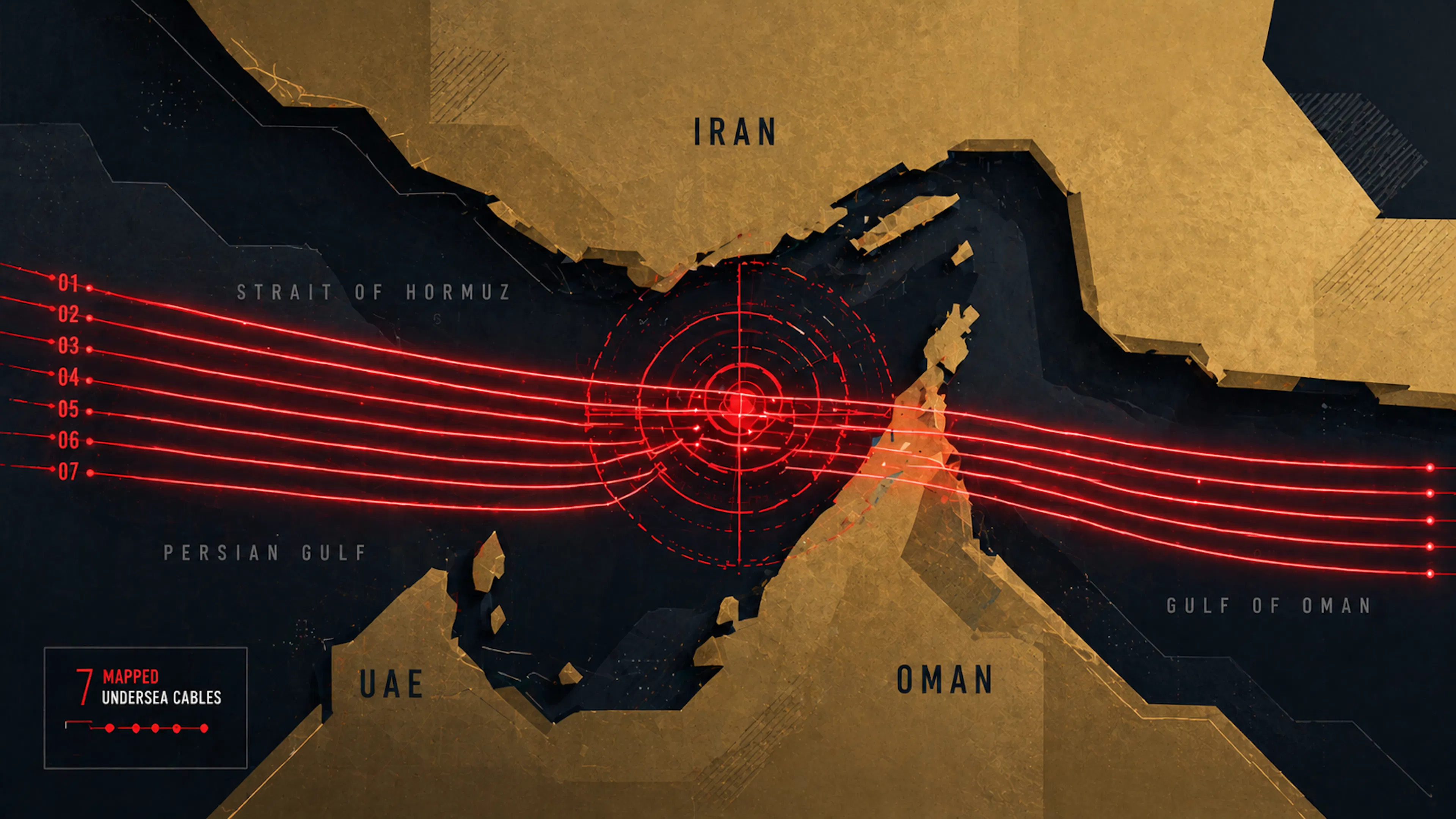 featured image - Iran Maps Hormuz Cables as Hybrid Warfare Threat