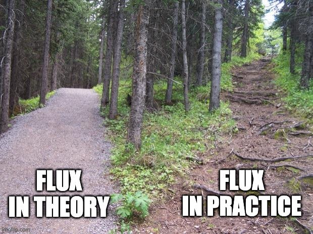 Flux in Theory vs Flux in Practice