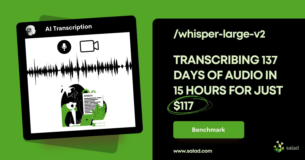 featured image - Reducing AI Transcription Costs and Time With Salad