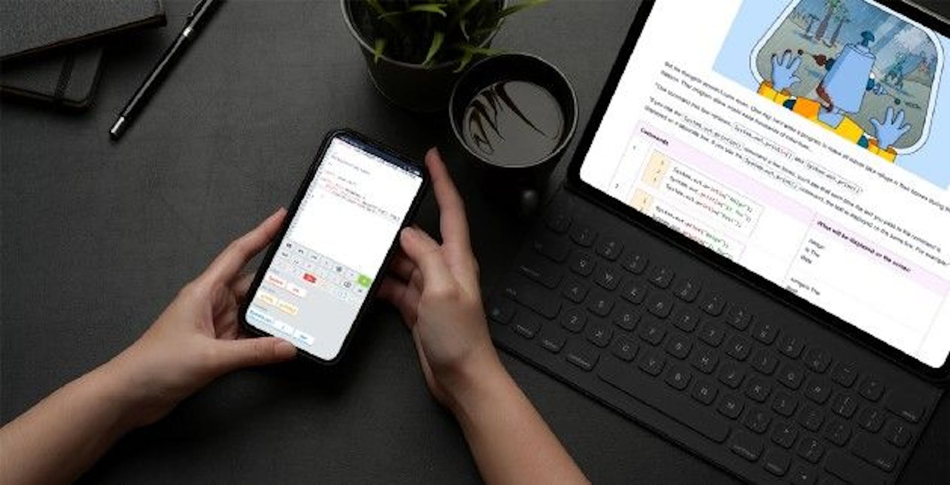 featured image - How We Created a Mobile Tool For Learning Code