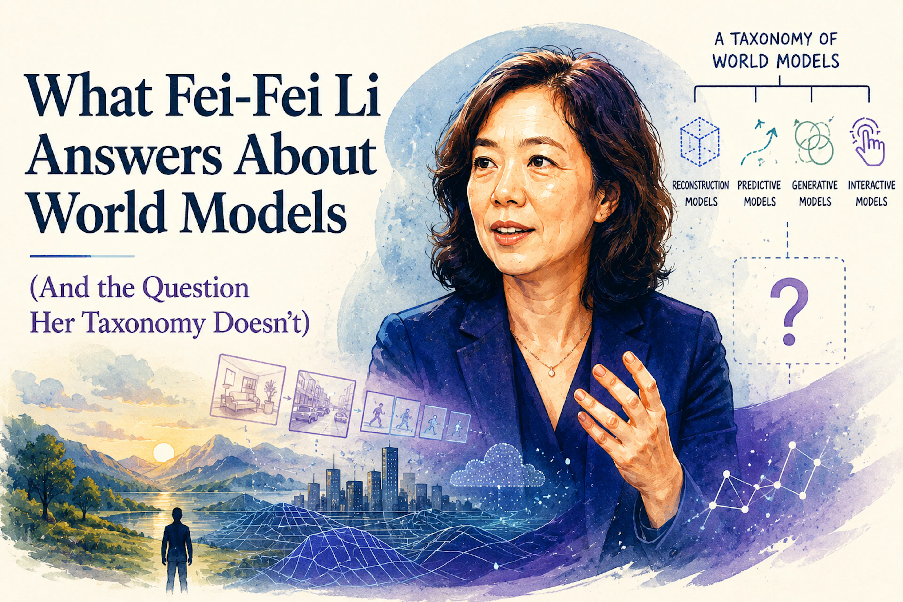 The Missing Layer in Fei-Fei Li's World Model Taxonomy