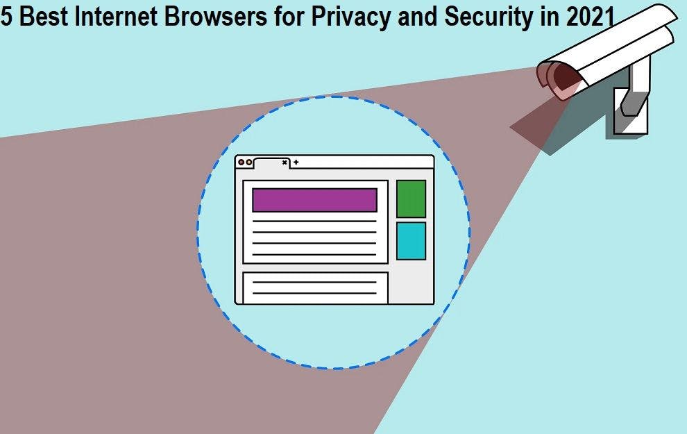 featured image - Top 5 Internet Browsers for Privacy and Security in 2021