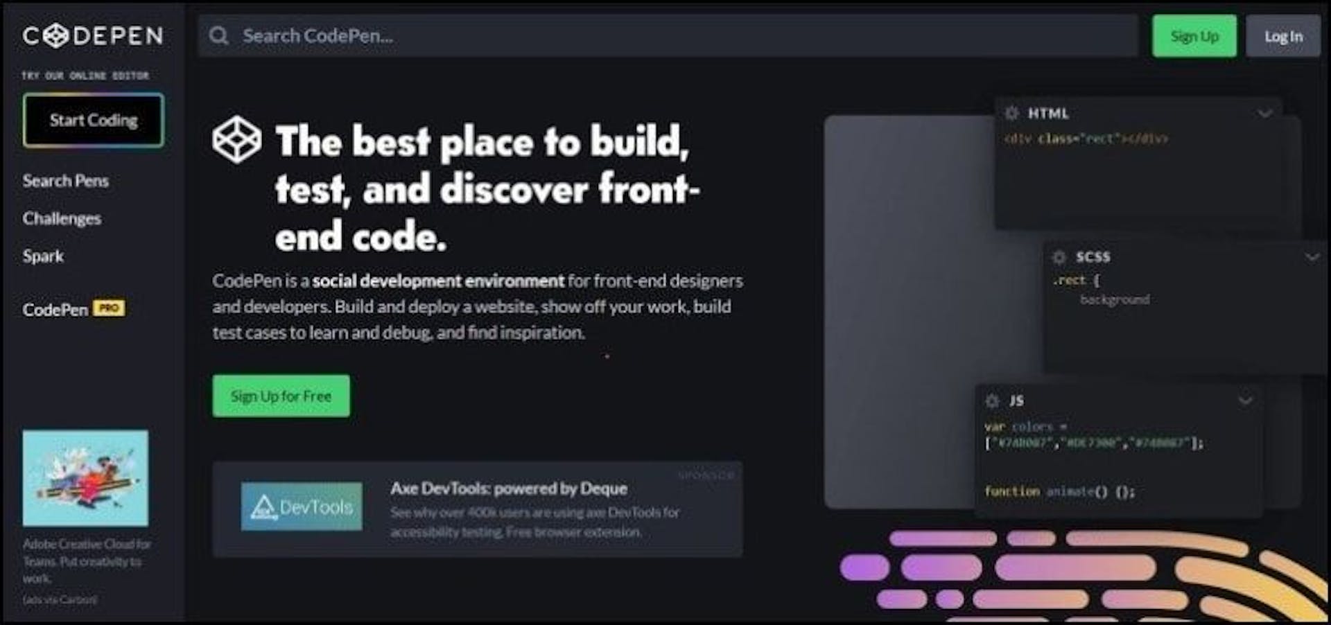 CodePen - A Code Playground for Web Developers