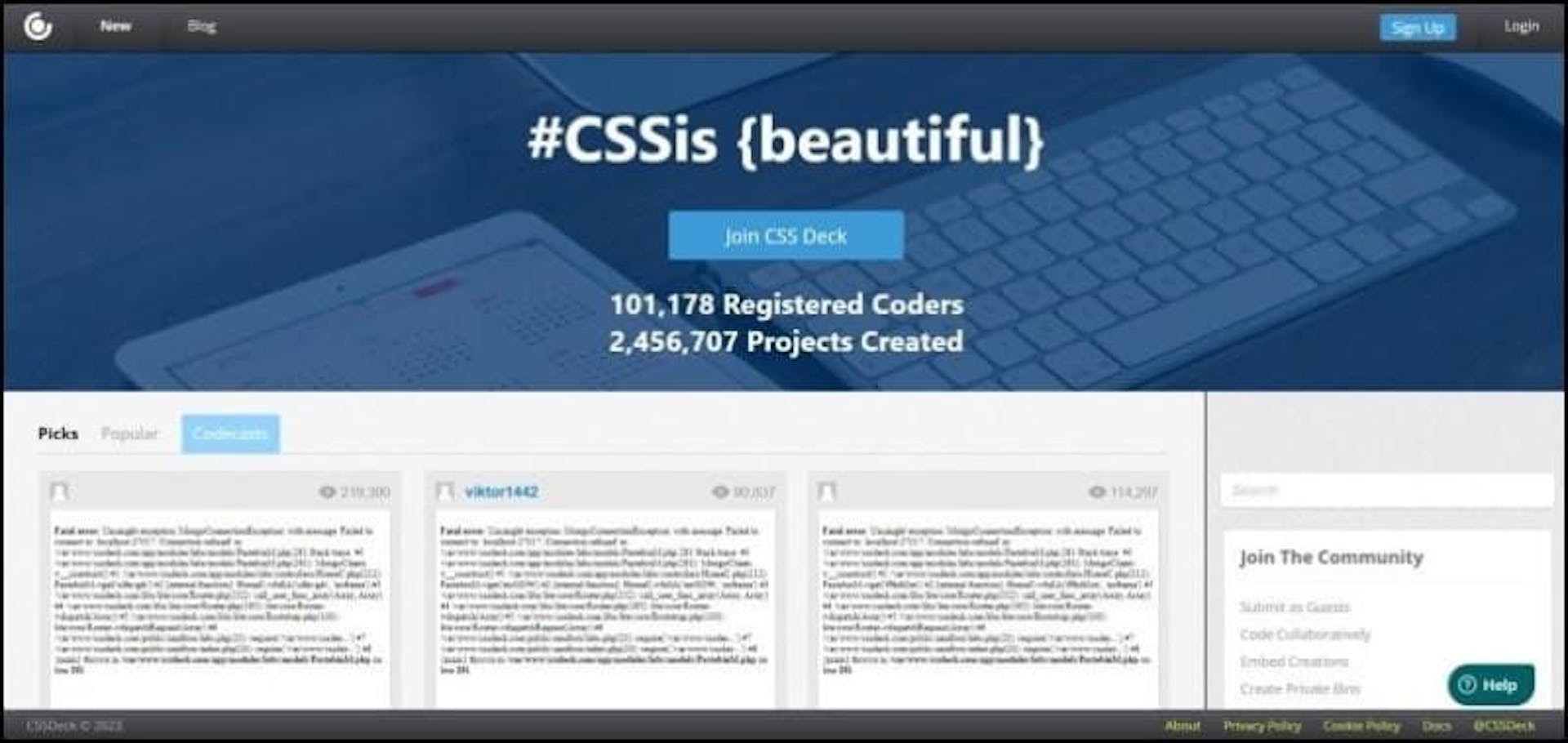 CSSDeck - A Code Playground for Web Developers