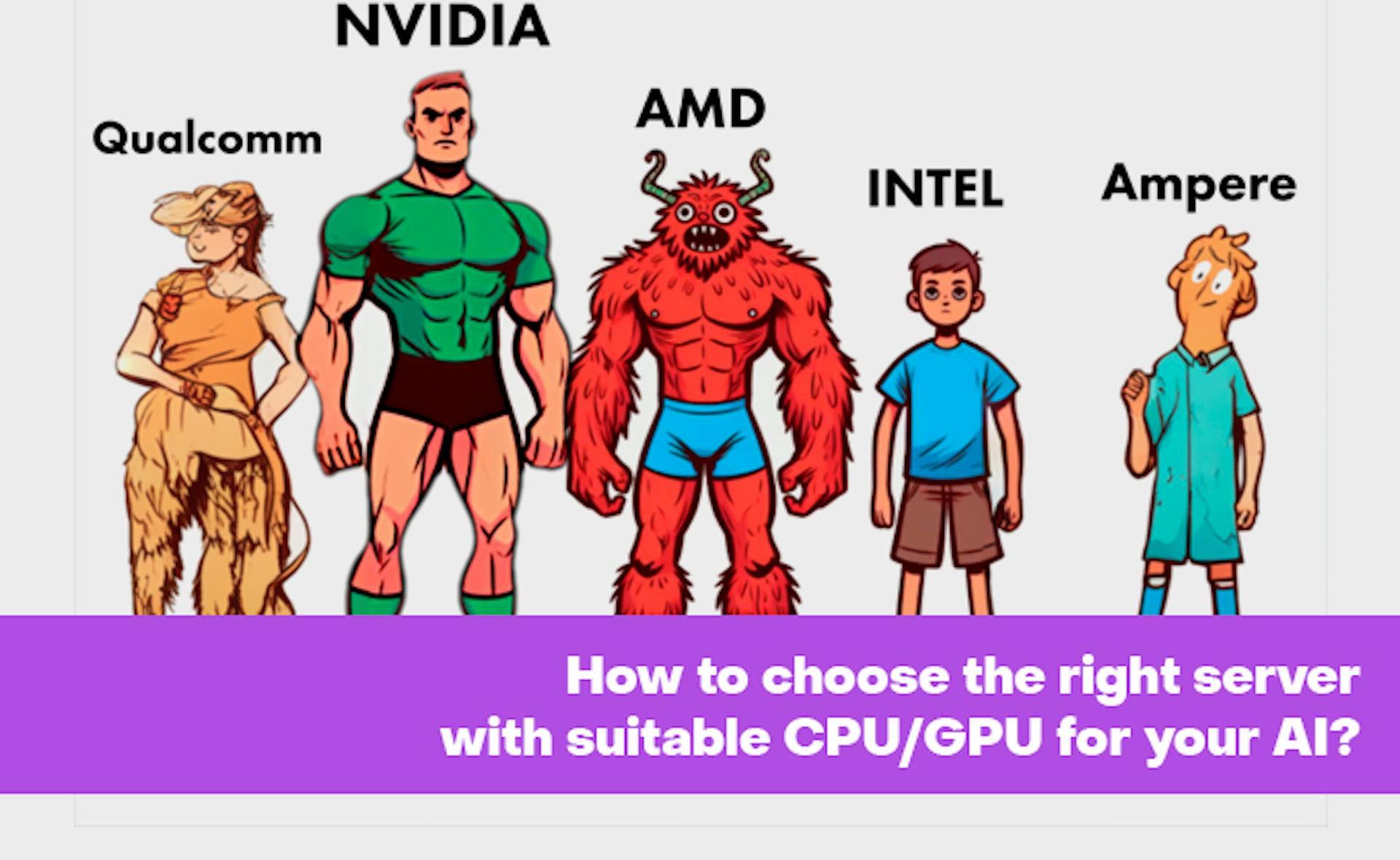 featured image - AI에 가장 적합한 서버, CPU 및 GPU를 어떻게 선택합니까?
