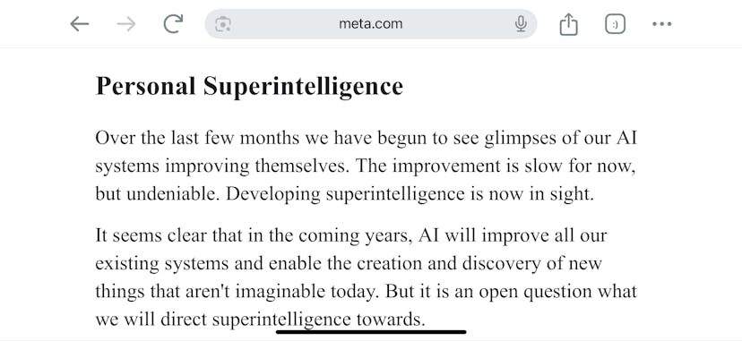 /superintelligence-has-the-potential-to-begin-a-new-era-of-personal-empowerment feature image