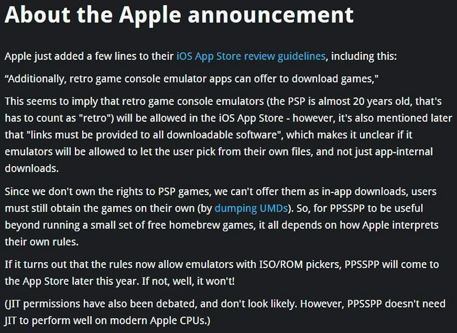 Henrik Rydgård über Apples neue App Store-Richtlinie