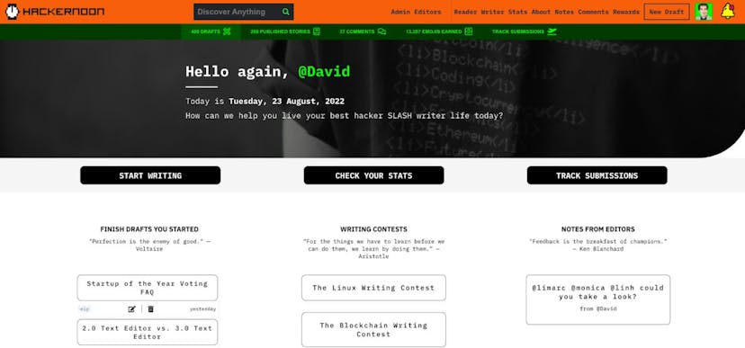 /dash-to-the-new-writer-dashboard feature image
