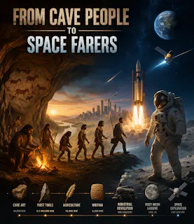 /how-humans-went-from-caves-to-outer-space feature image