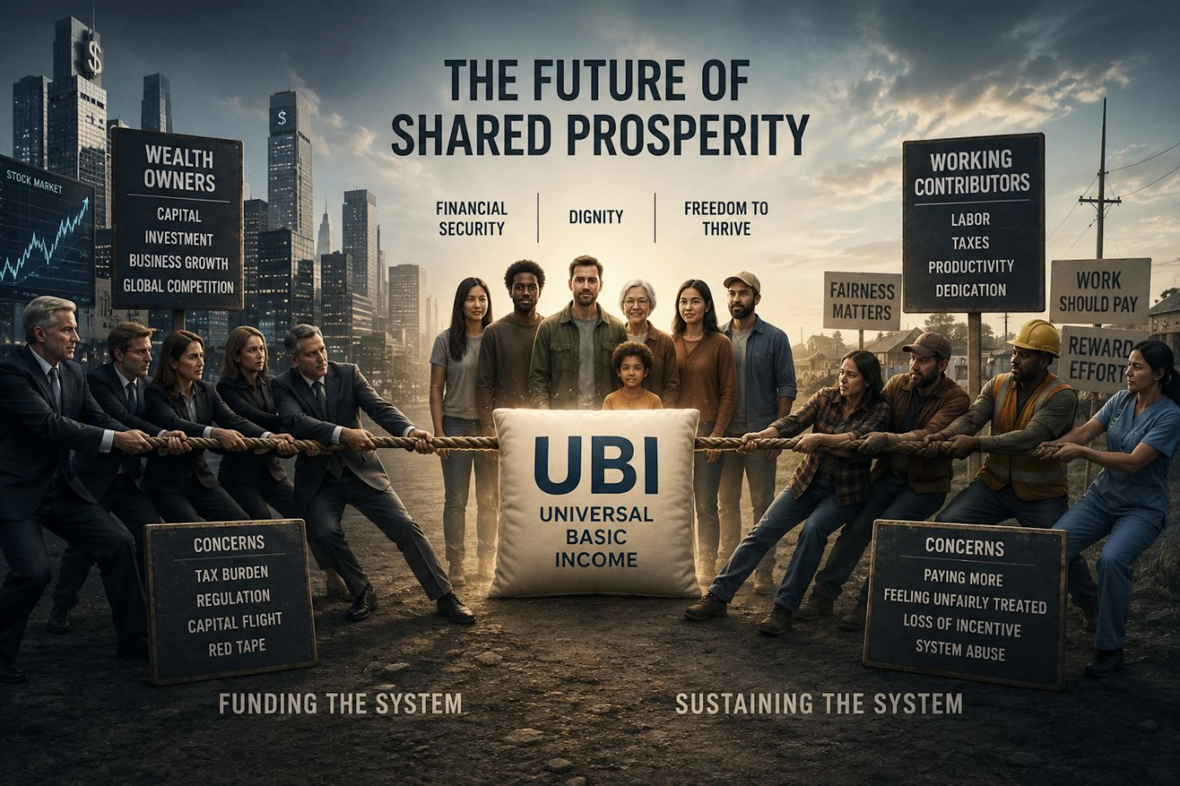 featured image - Universal Basic Income Was Always Controversial - AI Just Changed The Entire Argument