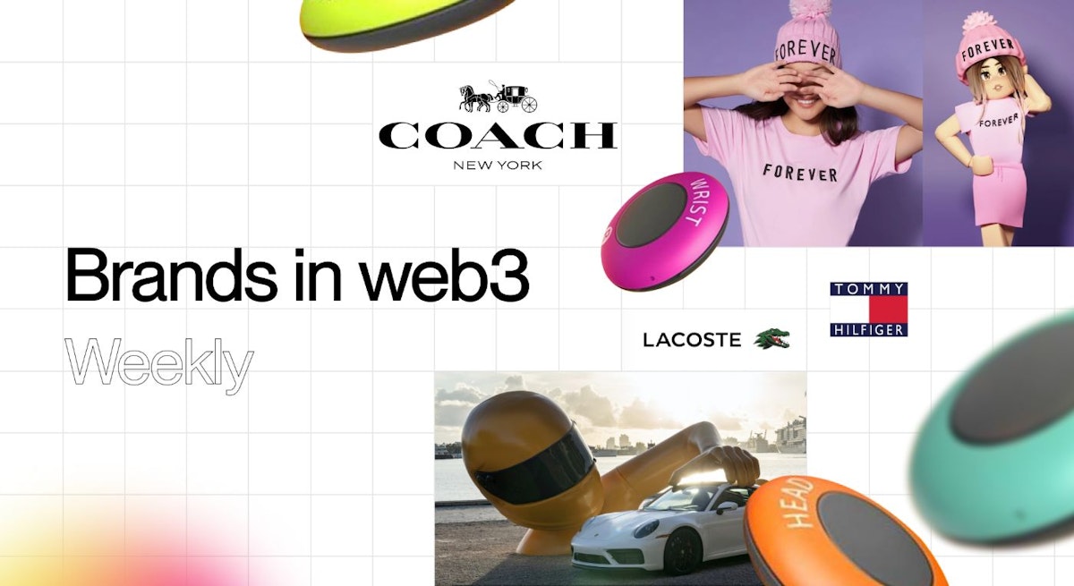 featured image - Weekly Web3 Brand Tracker: Sandbox Fashion Show, Playboy Avatars, and More