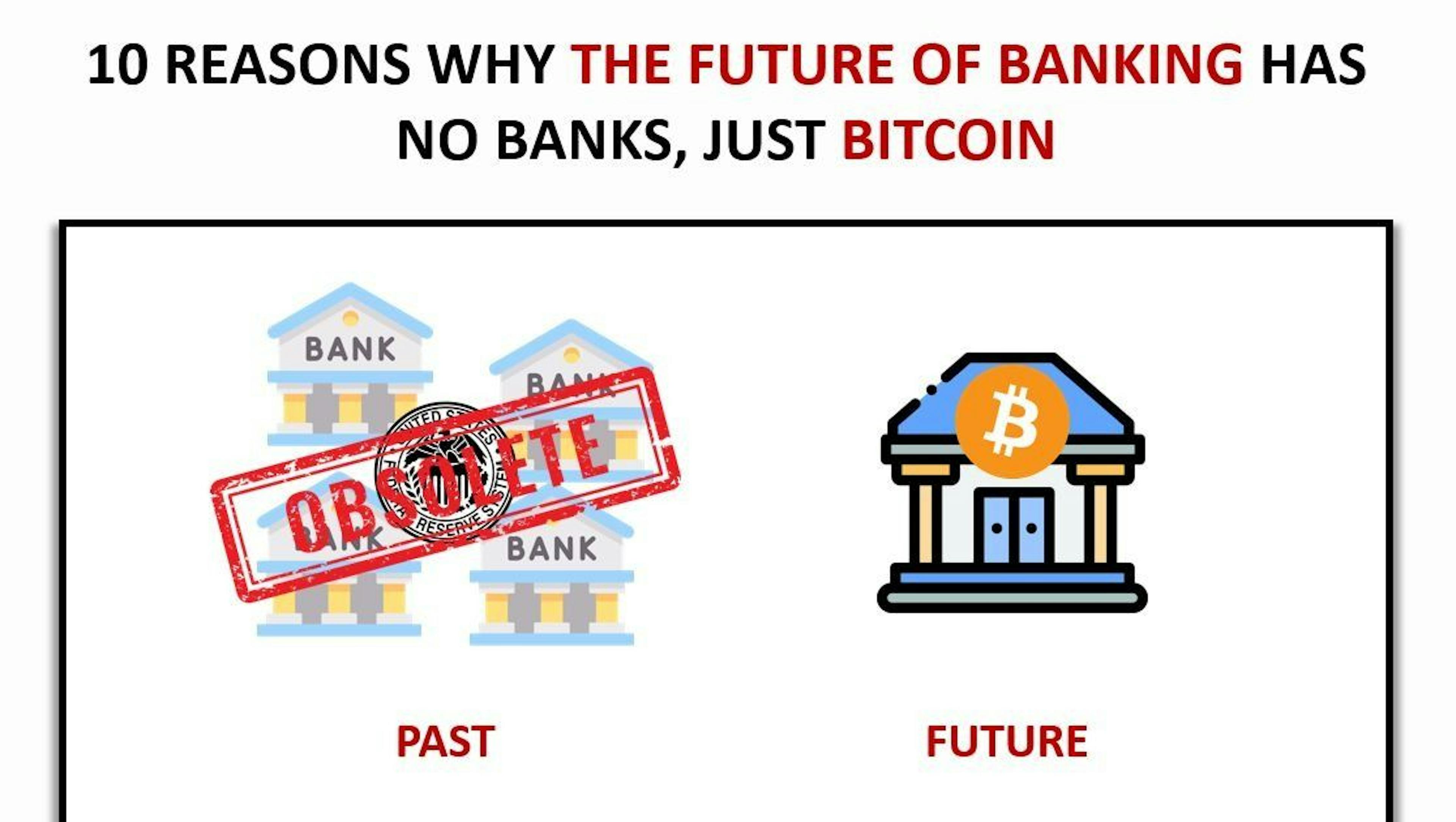 featured image - The Future of Banking Will Only Be Bitcoin: Here's Why