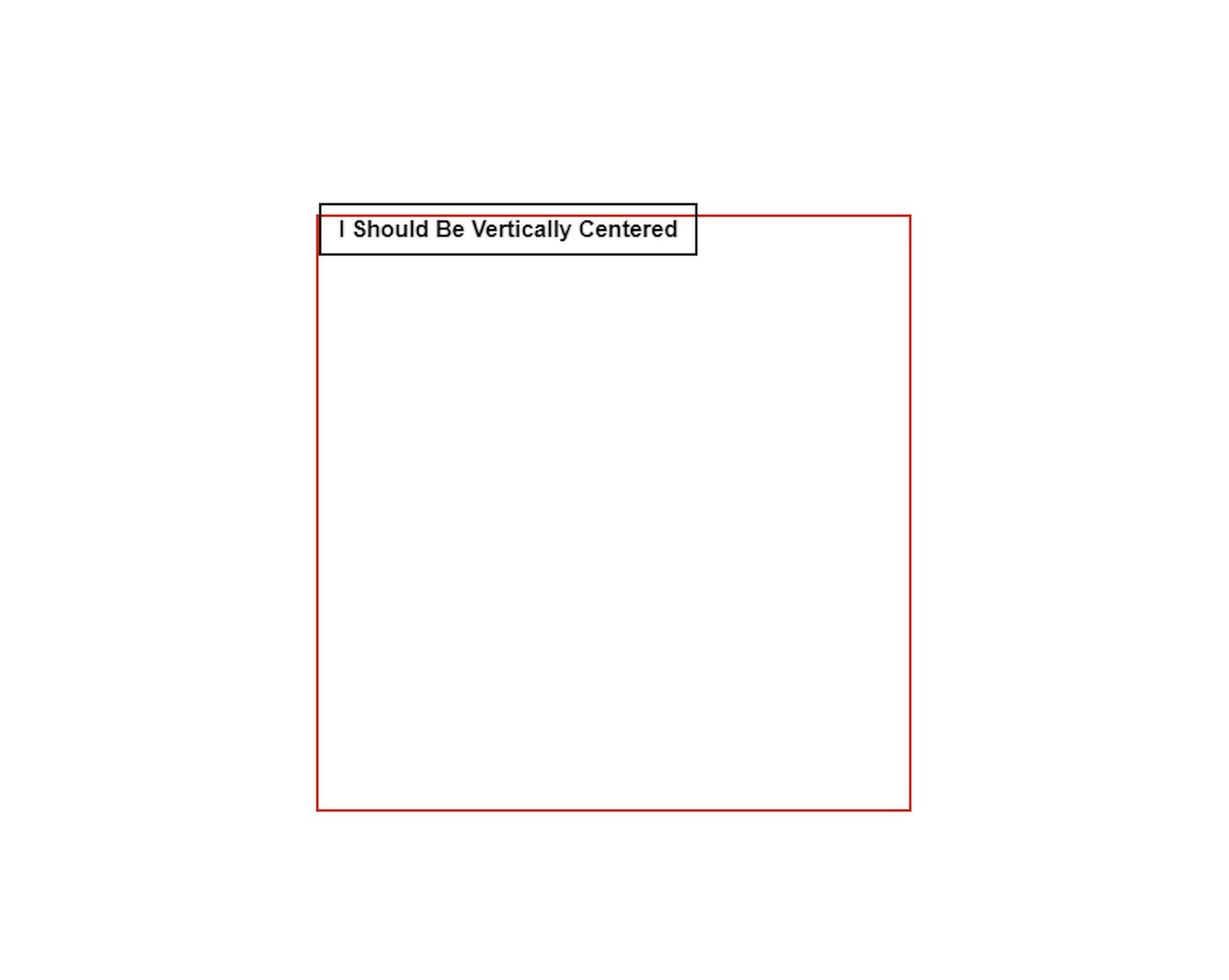 Demo trước khi sử dụng CSS Flexbox để căn giữa các mục