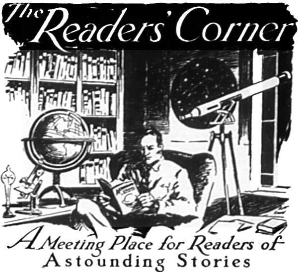 featured image - Astounding Stories of Super-Science June 1931: VOL. VI, NO. 3 - The Readers' Corner