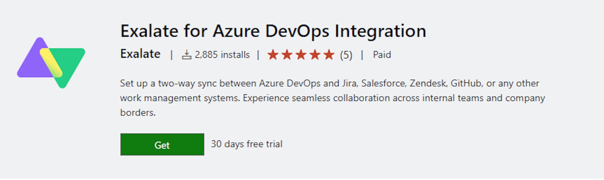 Exalate 用于 Azure DevOps 集成