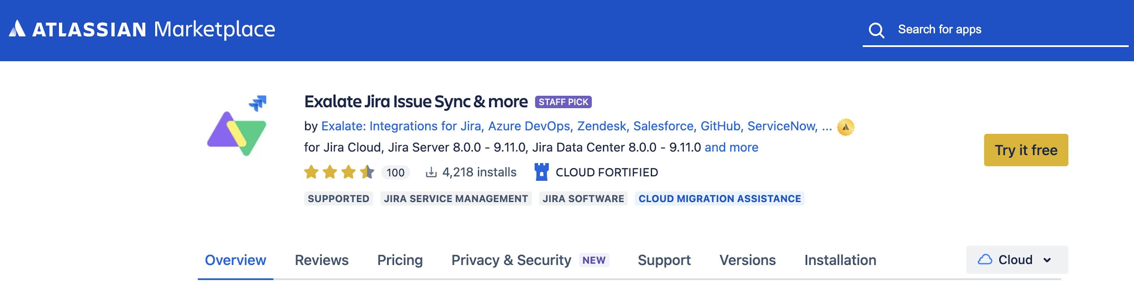 Exalate for Jira integrations