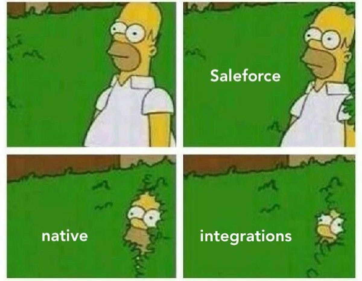 Native Salesforce-Integrationen