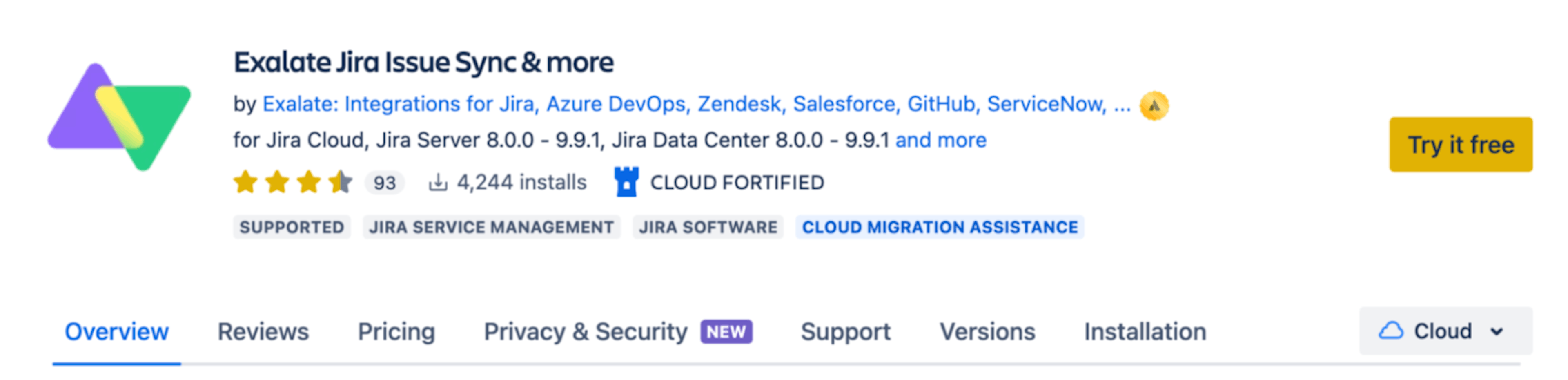 Sincronização de problemas do Exalate Jira