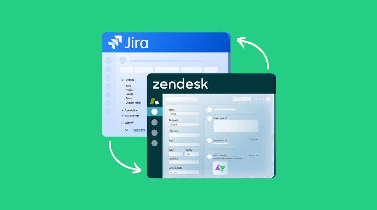 featured image - Jira Zendesk Integration: Setting up a Two-Way Sync between Jira and Zendesk 